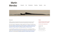 Desktop Screenshot of martinmendez.org